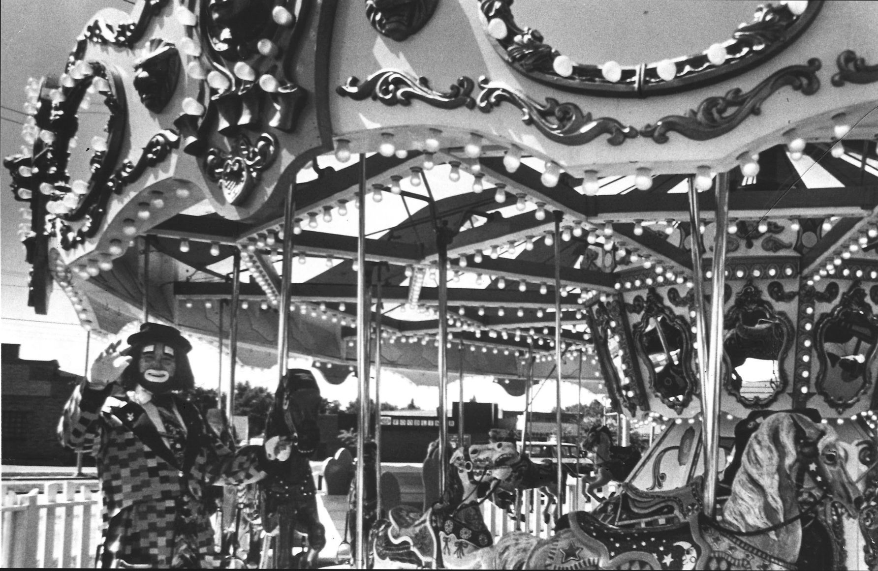 Riding the carousel, 1983
